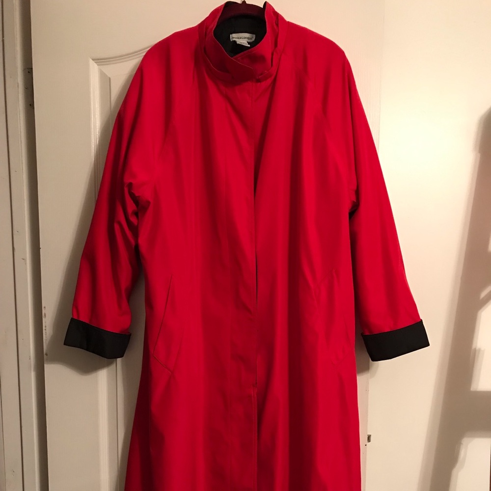 Red Raincoat with Lining